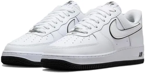 Vista 4 de Nike Air Force 1 '07' unisex para adulto, BlancoNegroBlanco
