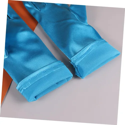 Vista 5 de Juego de 3 pares de manos de satén para niños, guantes de princesa de satén para niños, guantes de princesa blancos para niños, recuerdos