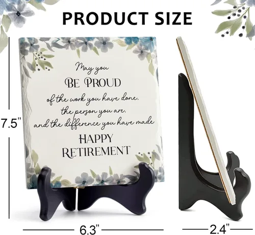 Vista 6 de LukieJac Ideas de regalo para mujeres y hombres jubilados, decoración de fiesta de jubilación, los mejores regalos divertidos de jubilación