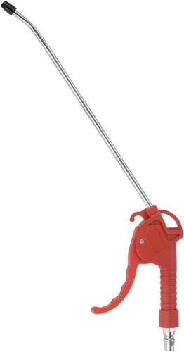Vista 9 de HARFINGTON Pistola de soplado de aire de acero inoxidable de alta presión con boquilla angular de 4 pulgadas de largo, mango de 5.906 in para Rojo