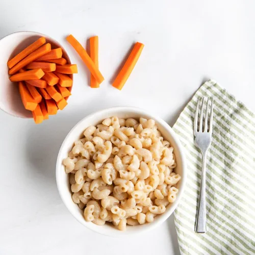 Vista 3 de Jovial Macarrones con queso cheddar blanco orgánico sin gluten, pasta integral, pasta orgánica, macarrones con queso cheddar blanco, sin gluten