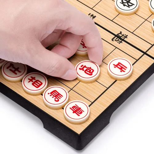 Vista 4 de Juego de viaje magnético de ajedrez chino (Xiangqi) (9.5 pulgadas)