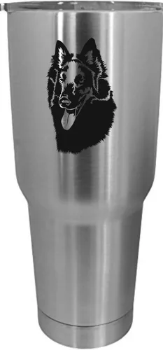 Vista 546 de Cairn Terrier - Vaso grabado con temática de perro, 30 onzas