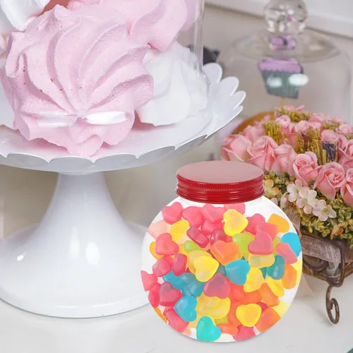 Vista 5 de Luxshiny Bolas de bebida de Navidad, 5 unidades, bombillas para botellas de agua, bolas de alcohol, tarros de dulces transparentes, cajas