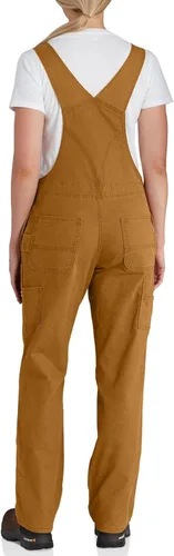 Vista 2 de Carhartt - Overol Crawford con peto de doble frente para mujer