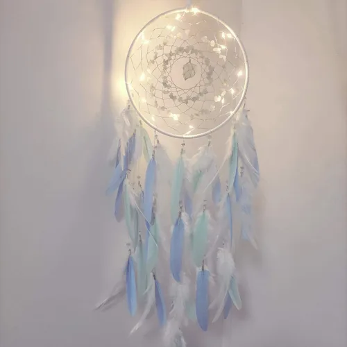 Vista 9 de Paquete de 8 anillos de aro de metal grandes con diseño floral de macramé (6 pulgadas, 8 pulgadas, 10 pulgadas, 12 pulgadas) para hacer decoración