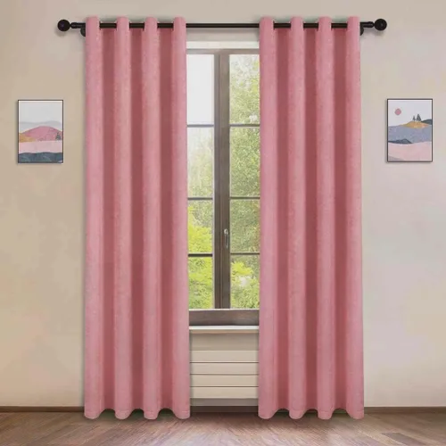 Vista 15 de KEMCO Panel de cortina opaca de felpilla de doble cara para sala de estar, dormitorio, dormitorio, sala de estar, oficina, con aislamiento térmico