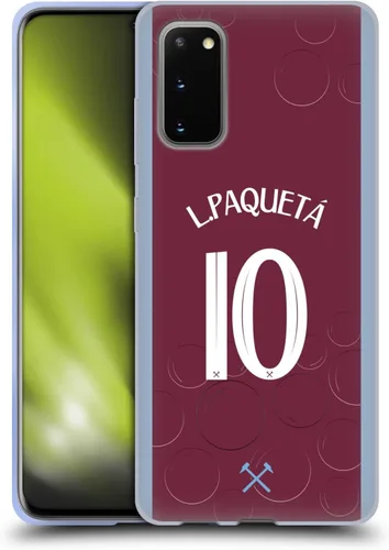 Vista 84 de Head Case Designs Officially Licensed West Ham United FC James Ward-Prowse 2023/24 Players Home Kit Gel Case [Military Grade Protection] Compatible