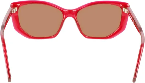 Vista 5 de Karl Lagerfeld KL6071S - Gafas de sol rectangulares para mujer, fresa, talla única, Strawberry