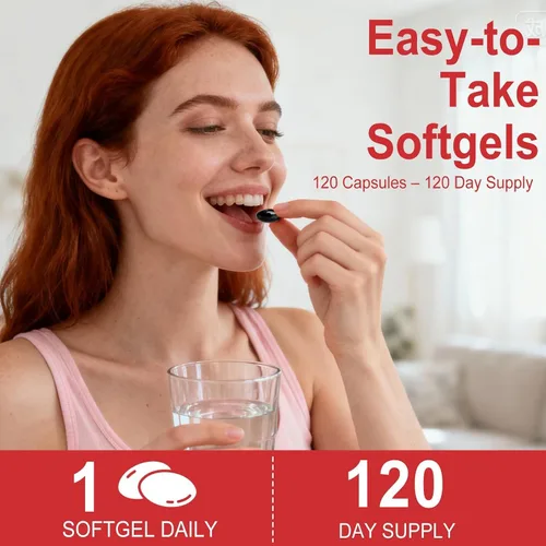Vista 6 de Suplementos de astaxantina, antioxidante premium de 12 mg de astaxantina con actividad antioxidante, apoya los ojos, las articulaciones, el sistema