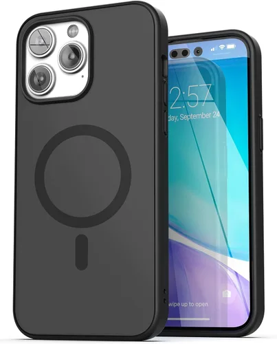 Vista 7 de ENCASED MAG - Juego de billeteras, diseñada para iPhone 15 Pro Max, funda con tarjetero (compatible con MagSafe) - (V2 botones precisos revisados)