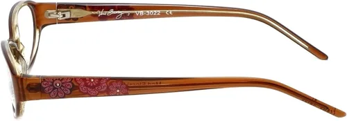 Vista 3 de Vera Bradley Designer Eyeglasses 3022-FP en Floral Pink 2.047in LENTE DEMO