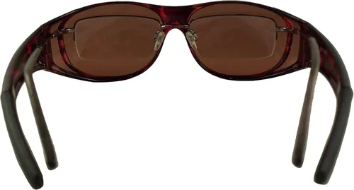 Vista 3 de Sun Shield - Lentes de sol de cobre HD, con bloqueo azul, para usar sobre las gafas