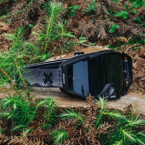 Vista 2 de Funn Soljam MTB Enduro DH gafas antivaho lente transparente adicional, bolsa y hojas de rasgadura Negro