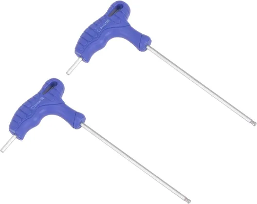 Vista 7 de uxcell Llave hexagonal de extremo de bola de 0.059 in, llave inglesa con mango en T, acero métrico CR-V, 2