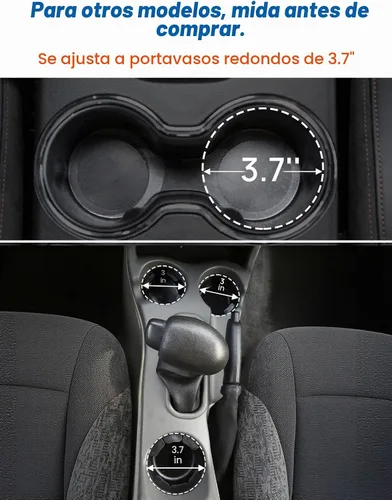 Vista 3 de JOYTUTUS Inserto para portavasos de 3.5 pulgadas compatible con Trailblazer 2002-2009, apto para Envoy 2002-2009