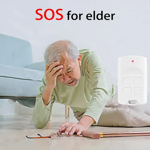 Vista 6 de Alarma de puerta con control remoto, alarmas inalámbricas de ventana de 120 dB con sensor abierto con múltiples modos, alarma de puerta de piscina