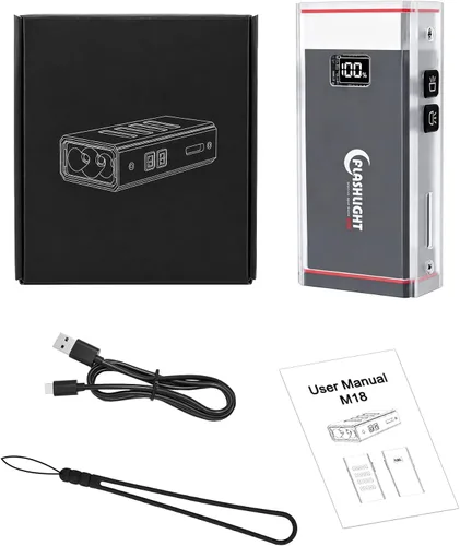 Vista 9 de Linterna EDC recargable, linterna de bolsillo de 3300 lúmenes Mini linternas con carcasa luminosa y magnética: linternas impermeables IPX5