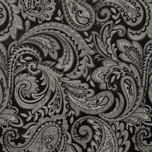 Vista 6 de Madison Park Cortina jacquard de paisley de seda sintética, con bolsillo para barra con forro de privacidad para sala de estar, cocina, dormitorio