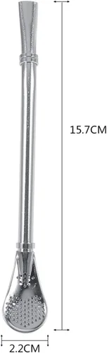 Vista 2 de Yerba Mate Acero Inoxidable Sts, Yerba Mate Té Urds Bombilla Beber Filtro Sts con Filtro Cuchara
