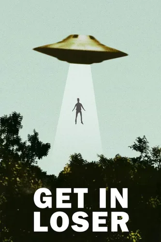 Vista 2 de Póster divertido de extraterrestre de OVNI laminado, abducción, meterse en perdedor, arte de pared de borrado en seco, 16 x 24 pulgadas