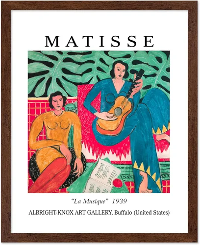 Vista 20 de Monem Art - Póster vintage de Henri Matisse – Gato retro con estampado de pez rojo – Arte de fauvismo – Arte animal – Pintura clásica – Arte fino