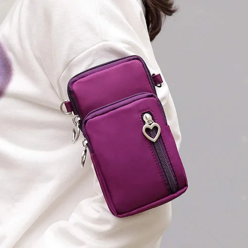 Vista 3 de Small Crossbody Wallet Phone Bag Women Mini Crossbody Purse Cell Phone Shoulder Bag Mini Wallet Over Shoulder Strap