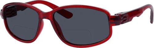 Vista 10 de BFOCO Gafas de sol bifocales con bisagras metálicas y sin tornillos para hombre - Sports Bifocal Sunnies (negro brillante) +1.00