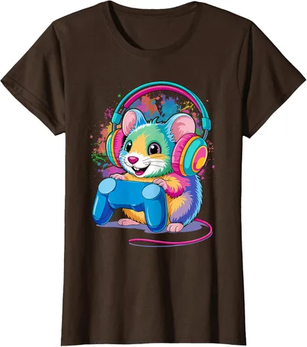 Vista 13 de Mouse Gaming Animal Video Games Funny T-Shirt