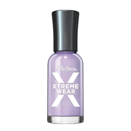 Vista 164 de Sally Hansen Xtreme Wear Esmalte de uñas sin rayas, acabado brillante, duradero, resistente a las astillas, transparente, color de uñas plateado 130