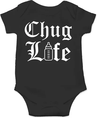 Vista 9 de AW Fashions Chug Life - Body para bebé divertido, lindo y cómodo - Ropa de moda para recién nacidos