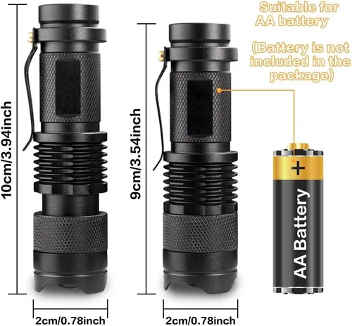 Vista 4 de High Power 1 Mode Red LED Flashlight, Single Mode Red Flashlight, Red Light Flashlight Red Light Torch for Astronomy, Aviation, Night Observation