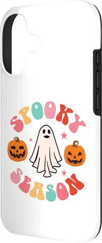 Vista 2 de Retro Halloween Cute Ghost Spooky Season Funny Case for iPhone 17