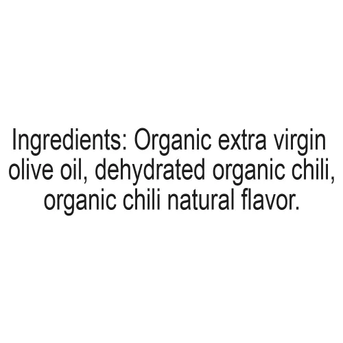 Vista 3 de Mantova - Aceite de oliva extra virgen orgánico con sabor a chile, 8.5 onzas líquidas