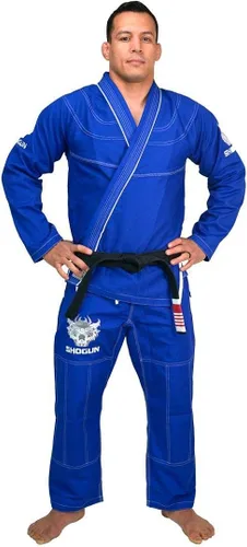 Vista 7 de SHOGUN Fight Jiu Jitsu Gi Tao Premium 15.87oz tejido de perlas de algodón BJJ
