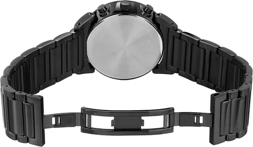 Vista 6 de Bulova 98B215 reloj de cuarzo japonés con visualización analógica para hombre color negro