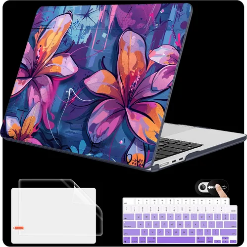 Vista 15 de Mektron Funda para MacBook Air 2025 M4 de 13.6 pulgadas A3240 Compatible con 2023 A2681 M2 2024 A3113 M3 Chip con Liquid Retina Display Touch ID