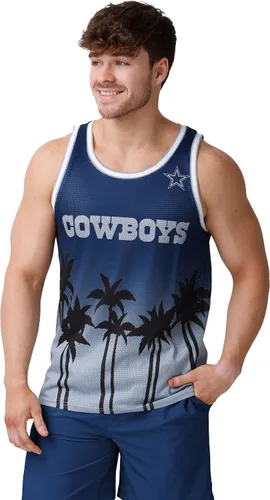 Vista 30 de FOCO NFL Mens NFL Team Logo Fashion Shirt Sleeveless Top
