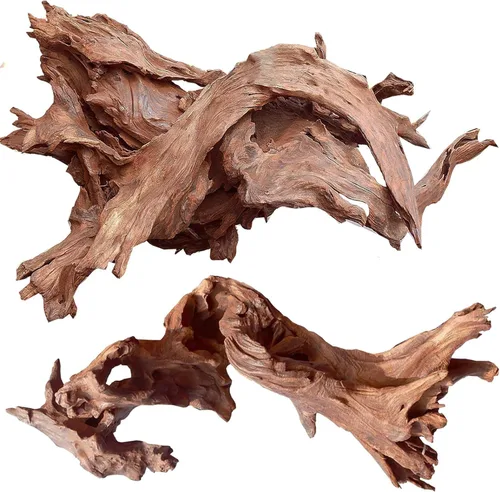 Vista 12 de Jorewood Madera flotante natural grande para acuario para peceras y terrarios de reptiles, decoraciones seguras para peceras, ramas retorcidas
