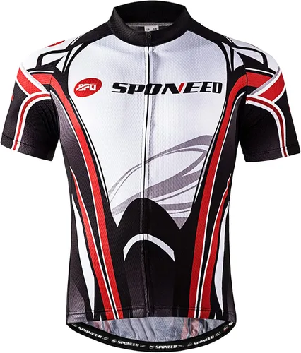 Vista 4 de sponeed Pantalones cortos de los hombres Bib y Jersey Ciclismo Kits Set Road Bike Outdoor Riding Sportswear