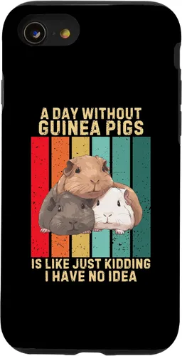 Vista 13 de Funda para iPhone 15 Vintage A Day Without Guinea Pig I Have No Idea