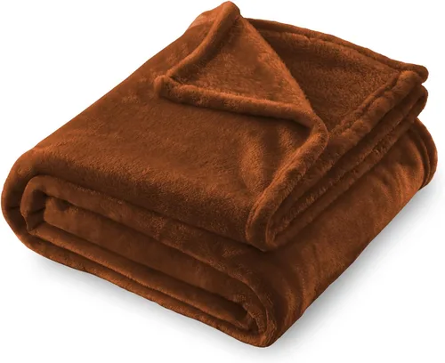 Vista 15 de SOCHOW Manta de Franela de Forro Polar Tamaño Throw, Súper Suave y Acogedora para Todas las Estaciones para Cama o Sofá, Coral Azul, 50x60 pulgadas