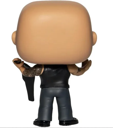 Vista 5 de POP WWE The Rock with Championship Belt Pop! Figura de vinilo – Exclusivo de Entertainment Earth