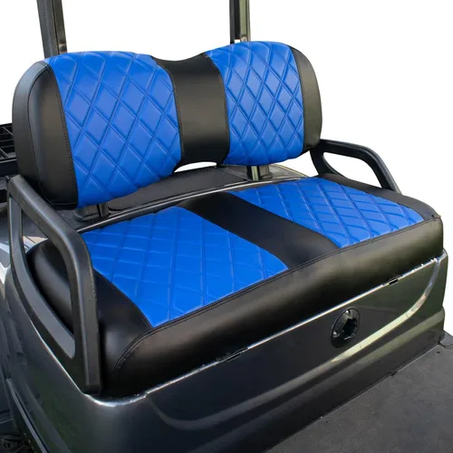 Vista 16 de NOKINS Juego de Fundas de Asiento de Diamante para Carrito de Golf, Compatible con Yamaha Drive/Drive 2 Asiento Frontal Estándar OEM, Funda