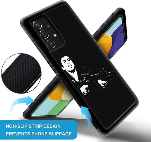 Vista 3 de Funda compatible con Samsung Galaxy A13 4G, muerde tus dientes, diseño de patrón increíble, a prueba de golpes, antiarañazos, carcasa trasera