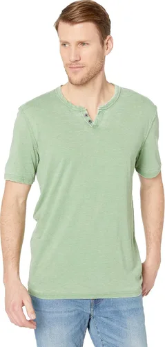 Vista 12 de Lucky Brand Venice Burnout - Camiseta de cuello con muesca y dos botones para hombre