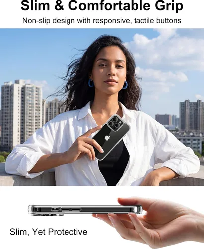 Vista 217 de HOOMIL Funda para iPhone 7 Plus/iPhone 8 Plus de 5.5 Pulgadas, sin amarillamiento, protección contra caídas, cubierta trasera dura transparente