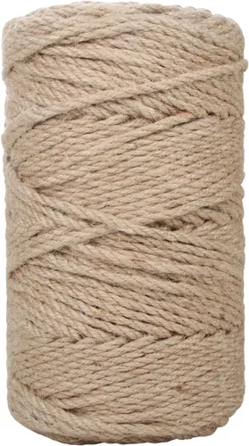 Vista 16 de Munzong - Cuerda de macramé color verde ejército, 5 mm x 109 yardas, cuerda de algodón natural hecha a mano colorida de 100 m, cuerda de macramé