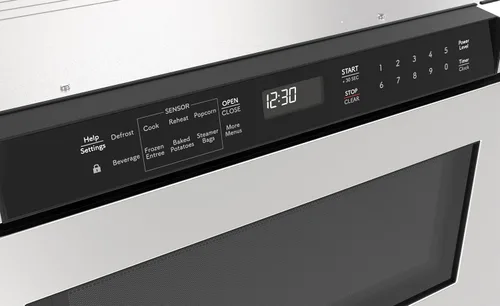 Vista 14 de Sharp SMD2420MS - Horno de microondas integrado con cajón de 24 pulgadas, 1.2 pies cúbicos, acero inoxidable, panel de control táctil, tecnología