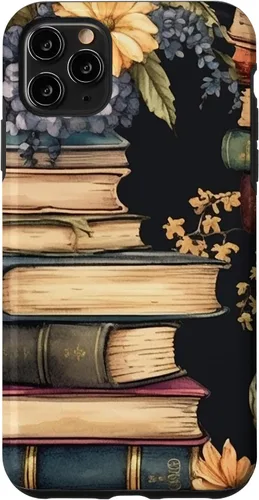 Vista 13 de Funda para iPhone 16 Vintage Floral Book Lover